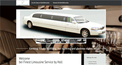 Desktop Screenshot of finest-limousine.de