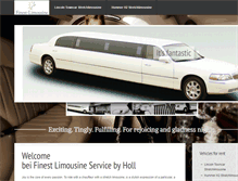 Tablet Screenshot of finest-limousine.de